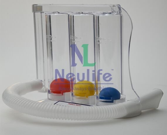 NL8001 Lung Exerciser 3 Ball Spirometer