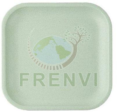 8 Inch Square Rice Husk Snack Plate