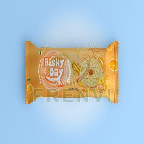 Bisky Day Orange Flavoured Cream Biscuits