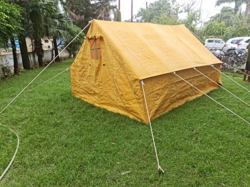 15X12 Inch Yellow Cotton Canvas Labour Tent