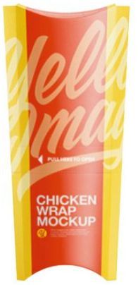 Cardboard Food Packaging Box For Wraps