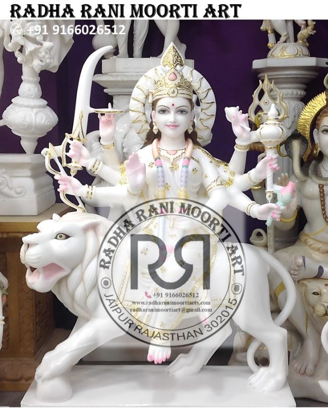 Durga Mata Marble Moorti