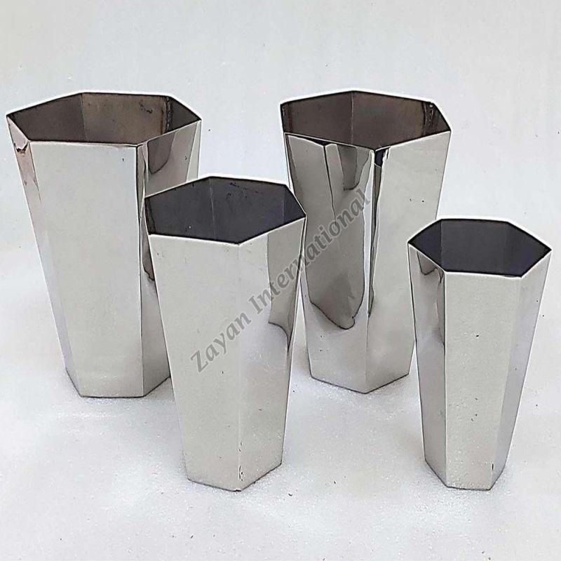 Stainless Steel Hexagon Planter