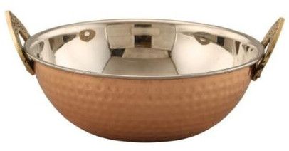 Copper Steel Kadhai