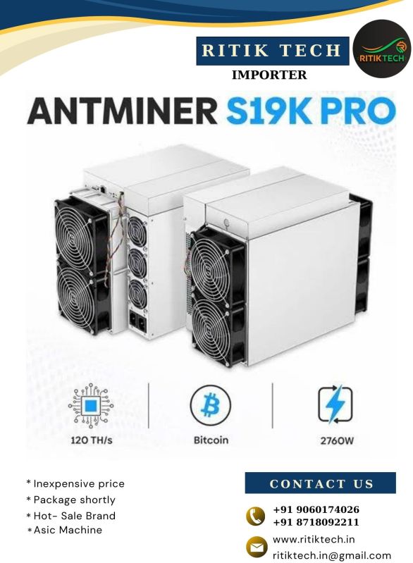 Bitmain Antminer S19k Pro 120th