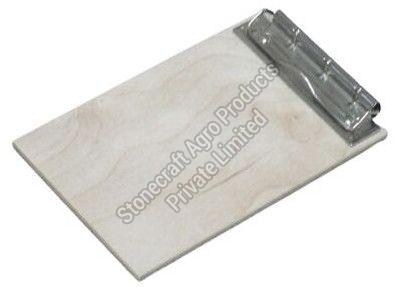 Plain White Exam Wooden Clip Board