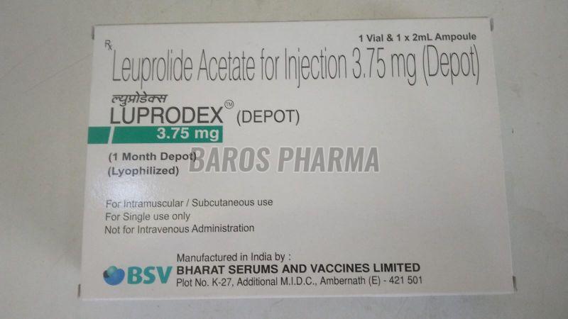 Luprodex Leuprolide Acetate 3.75 Injection