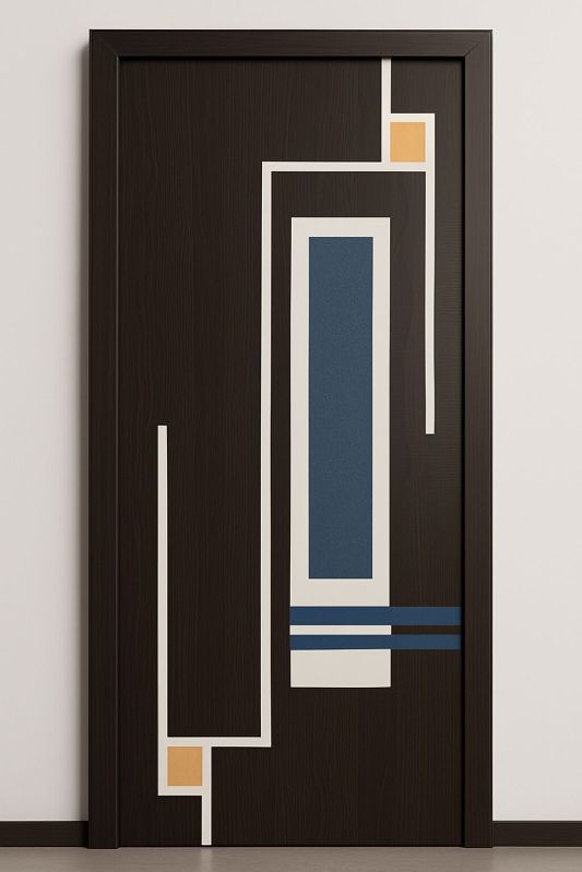 Brown Pinewood Laminated Door
