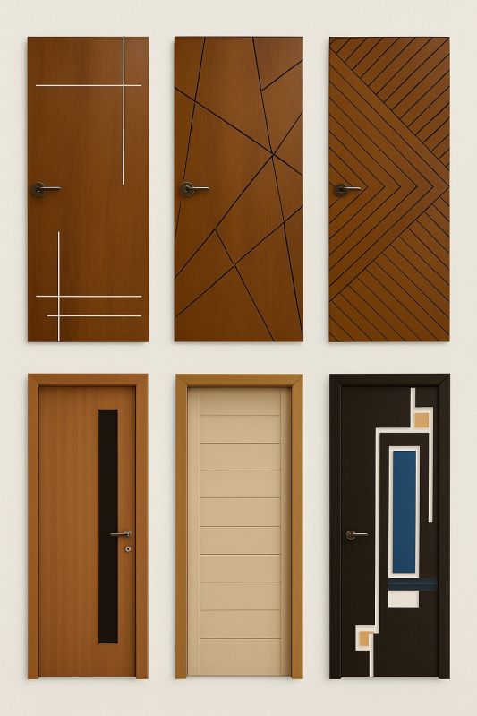 Teak Veneer Flush Door