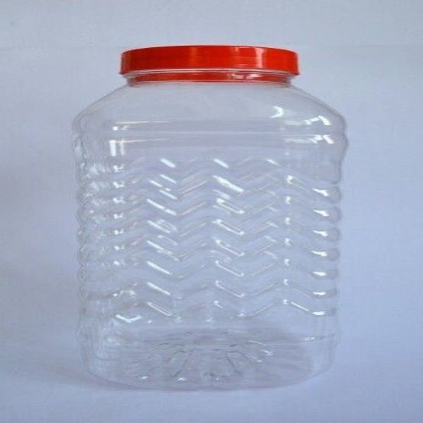 Transparent PET Plastic Chocolate Jar