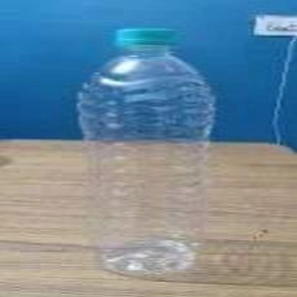 Transparent PET Round Water Bottle