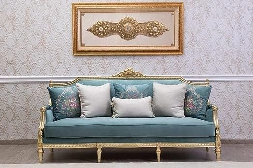 5 Seater Antique Teak Wood Hand Crafted Sofa Set