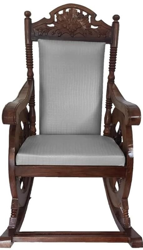 Bown Solid Wooden Rocking Accent Chair