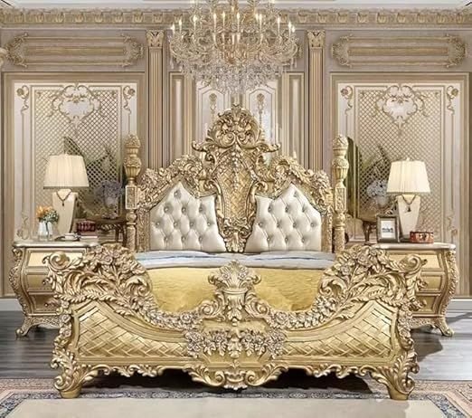 Premium Teak Solid Wood King Box Bed