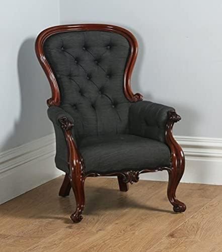 Single Seater Solid Wooden High Back Sofa