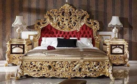 Solid Wooden Handcraft King Size Bed