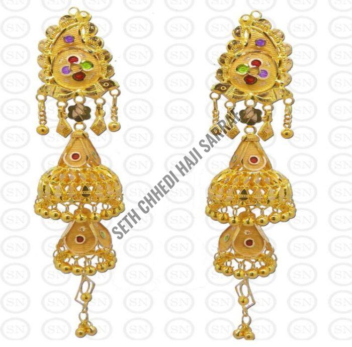 EJ10 Gold Jhumka