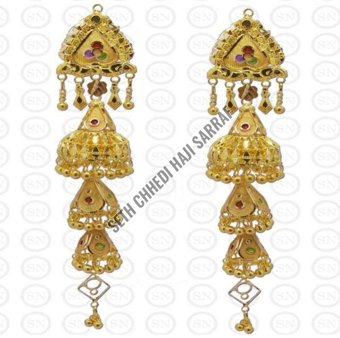 EJ15 Gold Jhumka