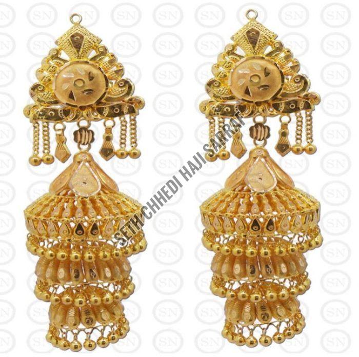 EJ20 Gold Jhumka