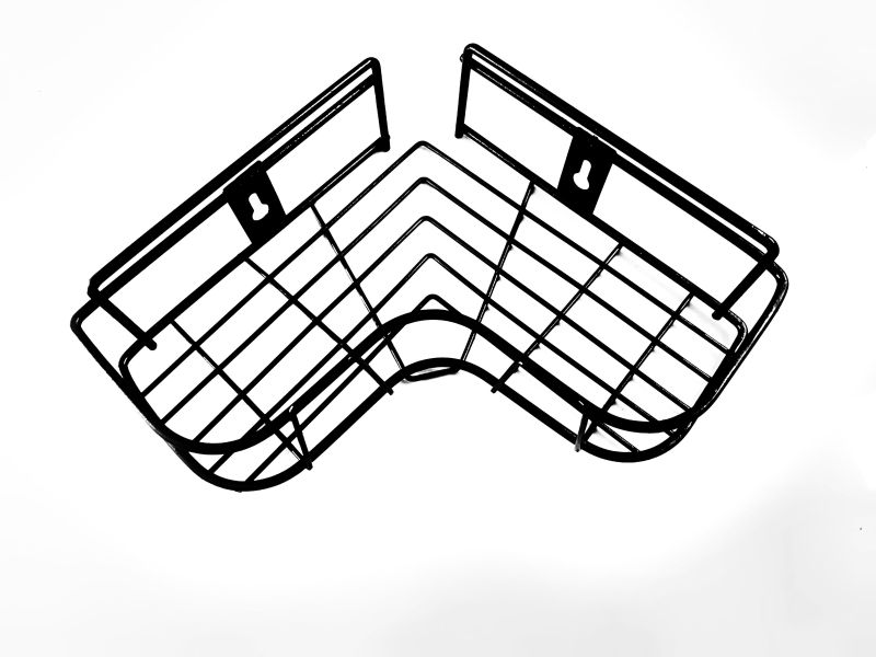 9x9 Inch Mild Steel Bathroom Corner Shelf