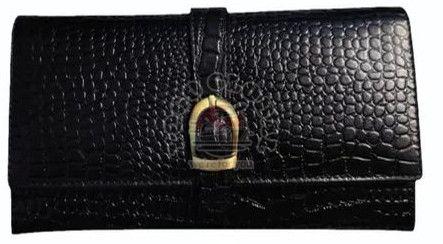 Ladies Black Leather Wallets