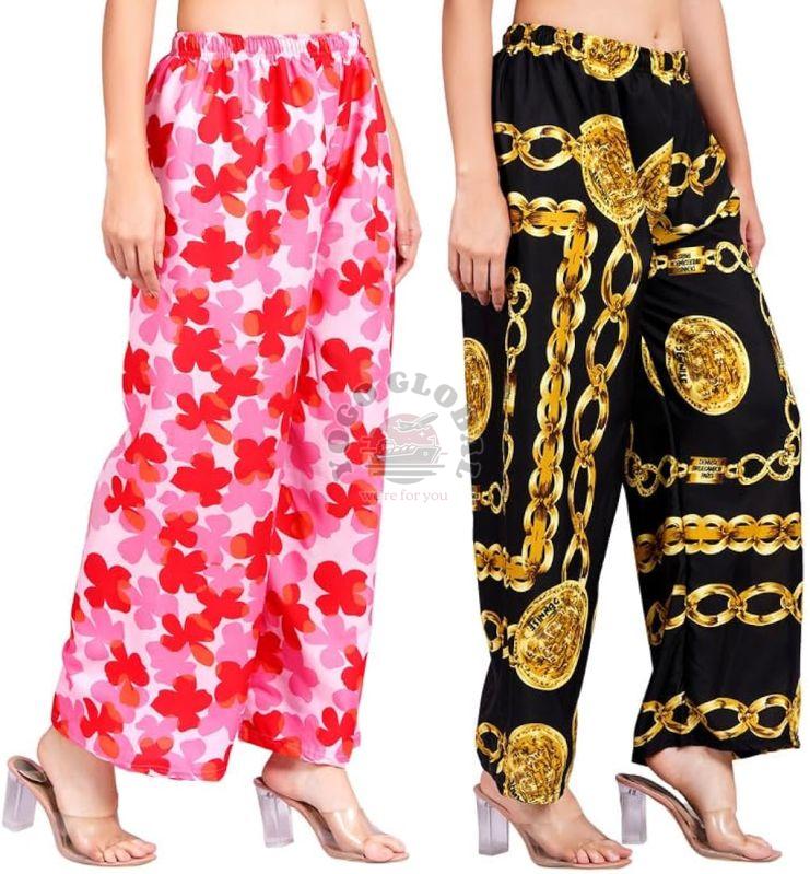Ladies Printed Trousers