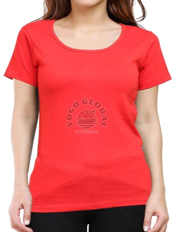 Ladies Round Neck T-Shirts