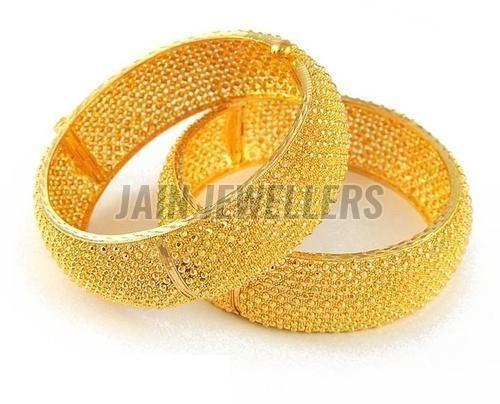 Antique Finish Gold Bangles