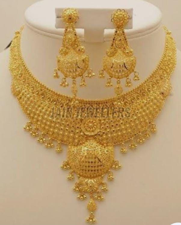 Contemporary Gold Necklace