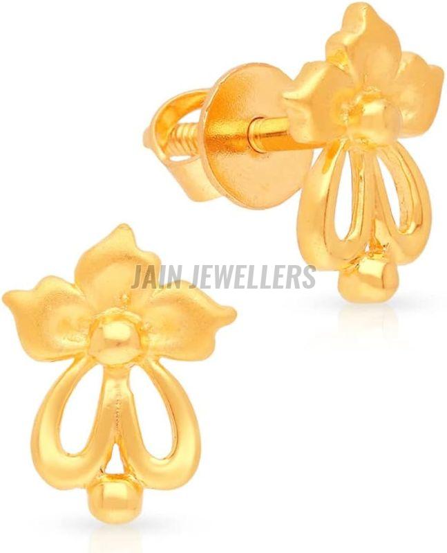 Ladies Elegant Gold Earrings