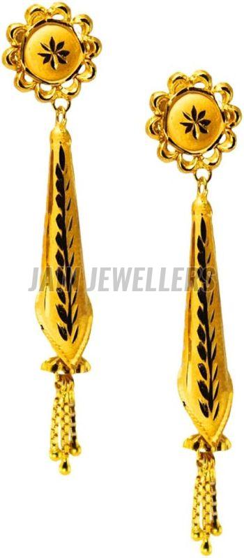 Ladies Real Gold Earrings
