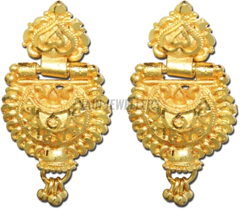 Ladies Solid Gold Earrings