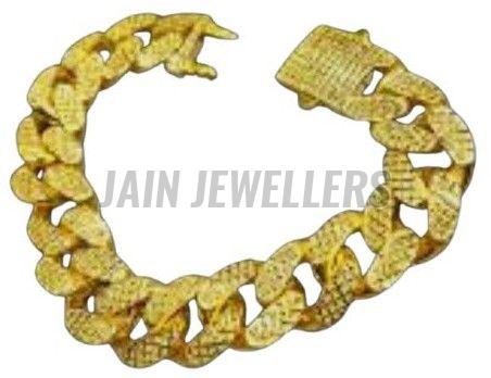 Mens Daily Wear Gold Bracelet