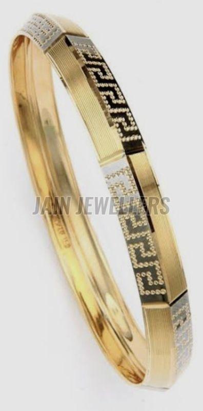 Mens Dual Tone Gold Kada