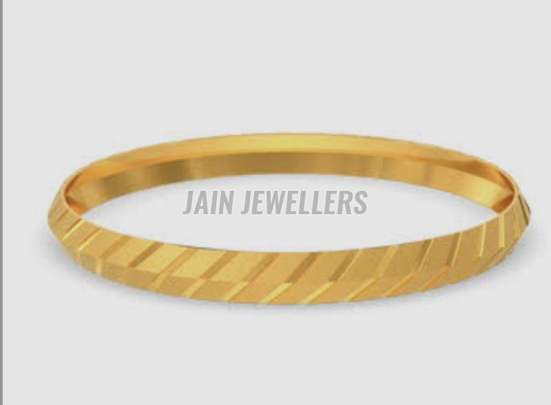Mens Fancy Heavy Gold Kada