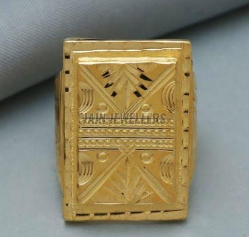 Mens Premium Heavy Gold  Ring