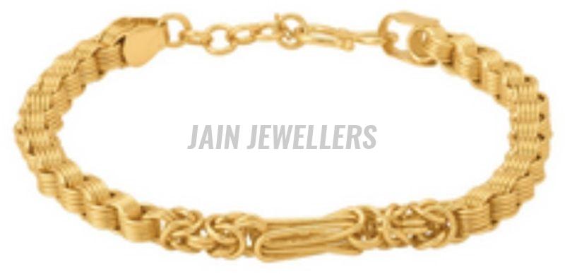 Mens Traditional Gold Bracelet