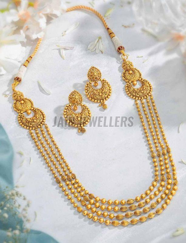 Statement Gold Necklace Set