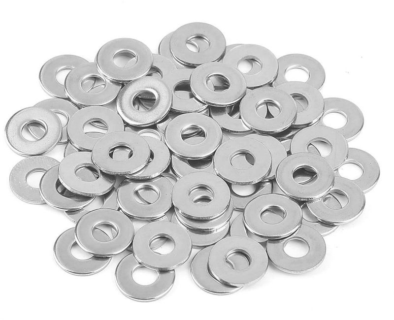 Silver Stainless Steel Round Washer