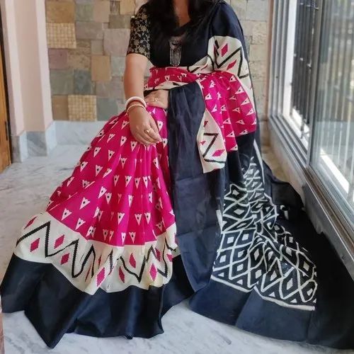 Ladies Printed Pure Cotton Saree