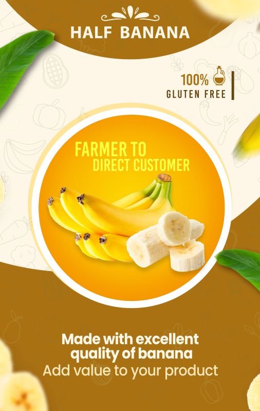 Dehydrated Yellow Banana Powder