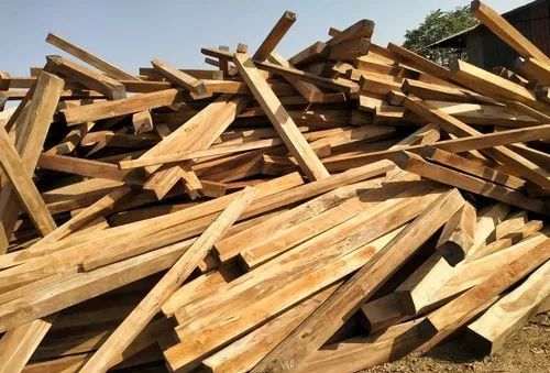 Imported African Teak Wood Cut Piece