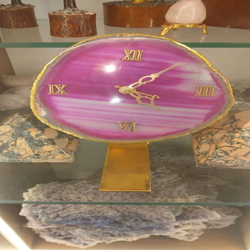 Maureen Natural Agate Stone Watch