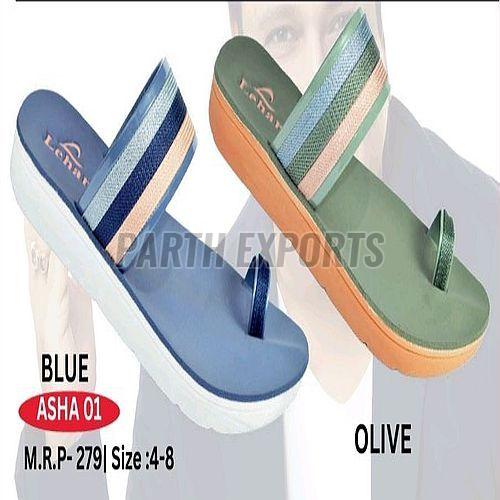 Asha Ladies PU Leather Slipper