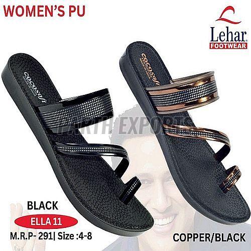 Ella Ladies PU Leather Slipper