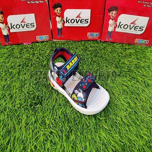 Koves Blue and White Comfort Fit Kids EVA Sandal