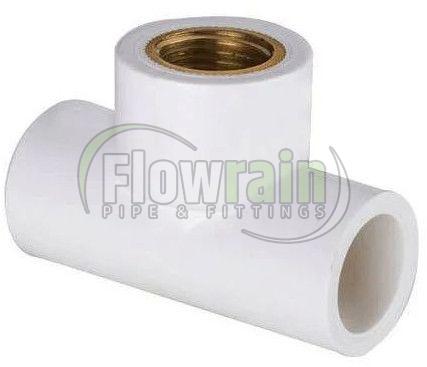1 X 3/4 Inch UPVC Brass Reducing Tee