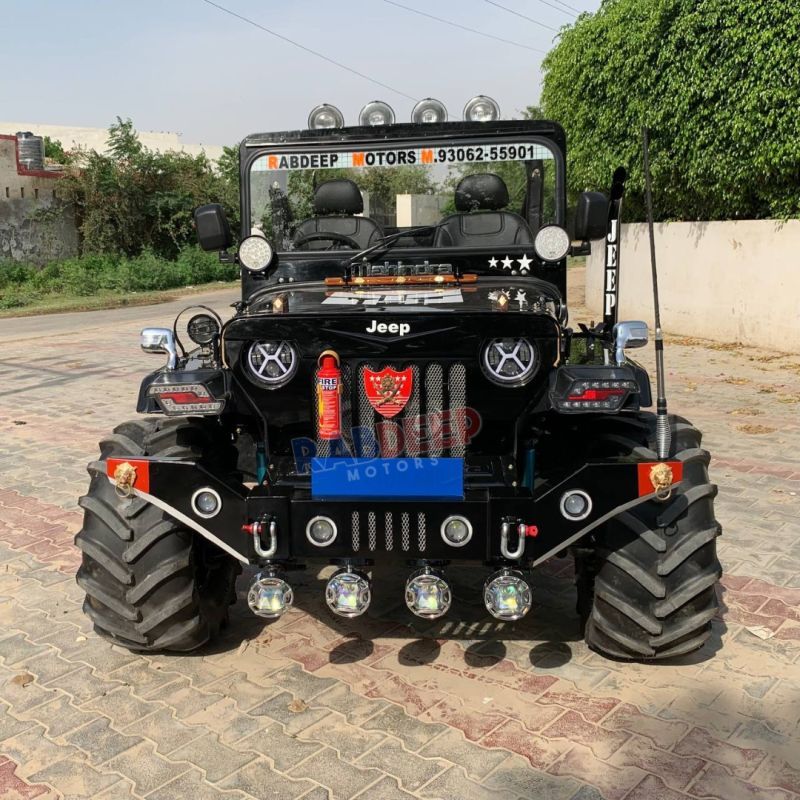 Black Open Modified Jeep Service