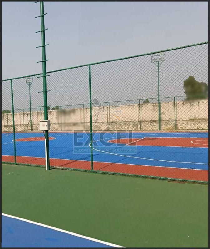 5 Layer Synthetic Sports Flooring Service