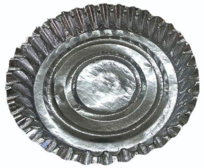 Disposable Silver Paper Round Plates